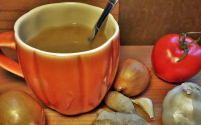 Garlic & Ginger-Infused Chicken Miso Broth